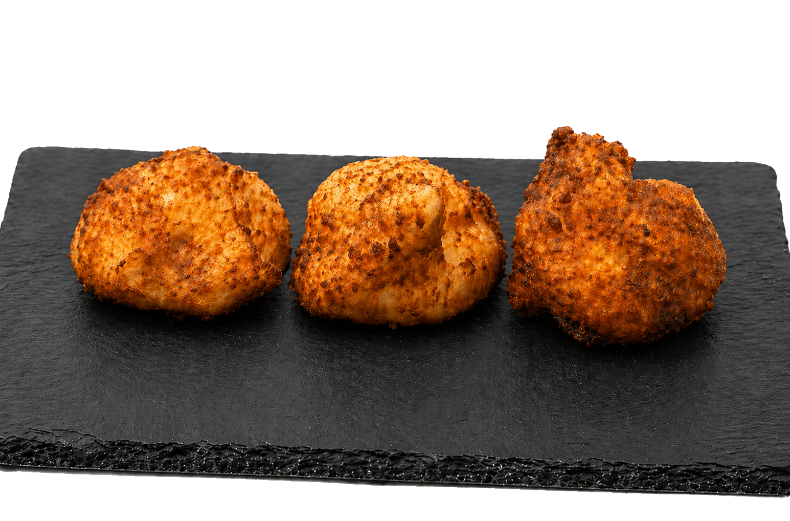Buñuelo cremoso de bacalao