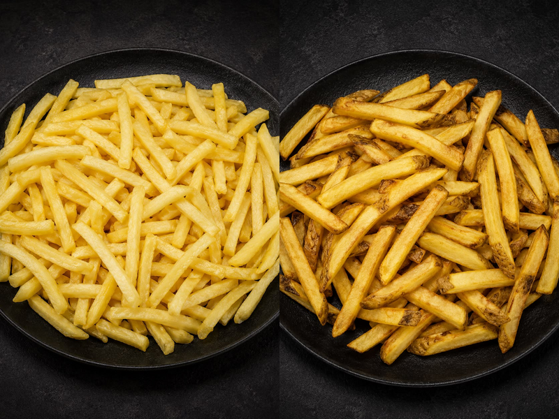 Patatas Tradicionales Prefritas con piel o sin piel